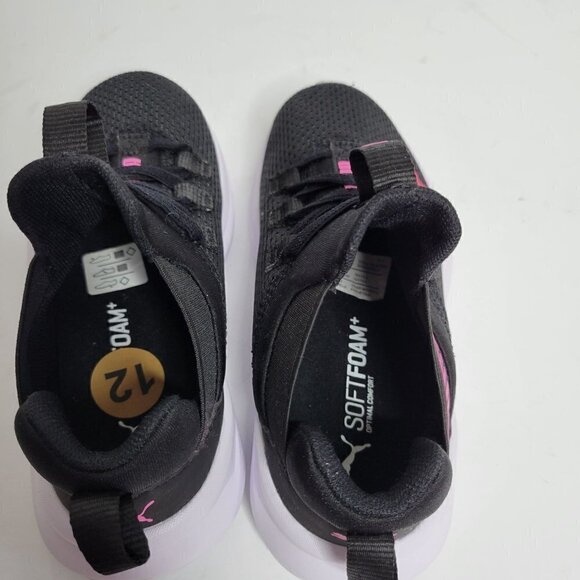 PUMA Black and Pink Toddler Girl Sneakers Size 12C - Picture 11 of 11